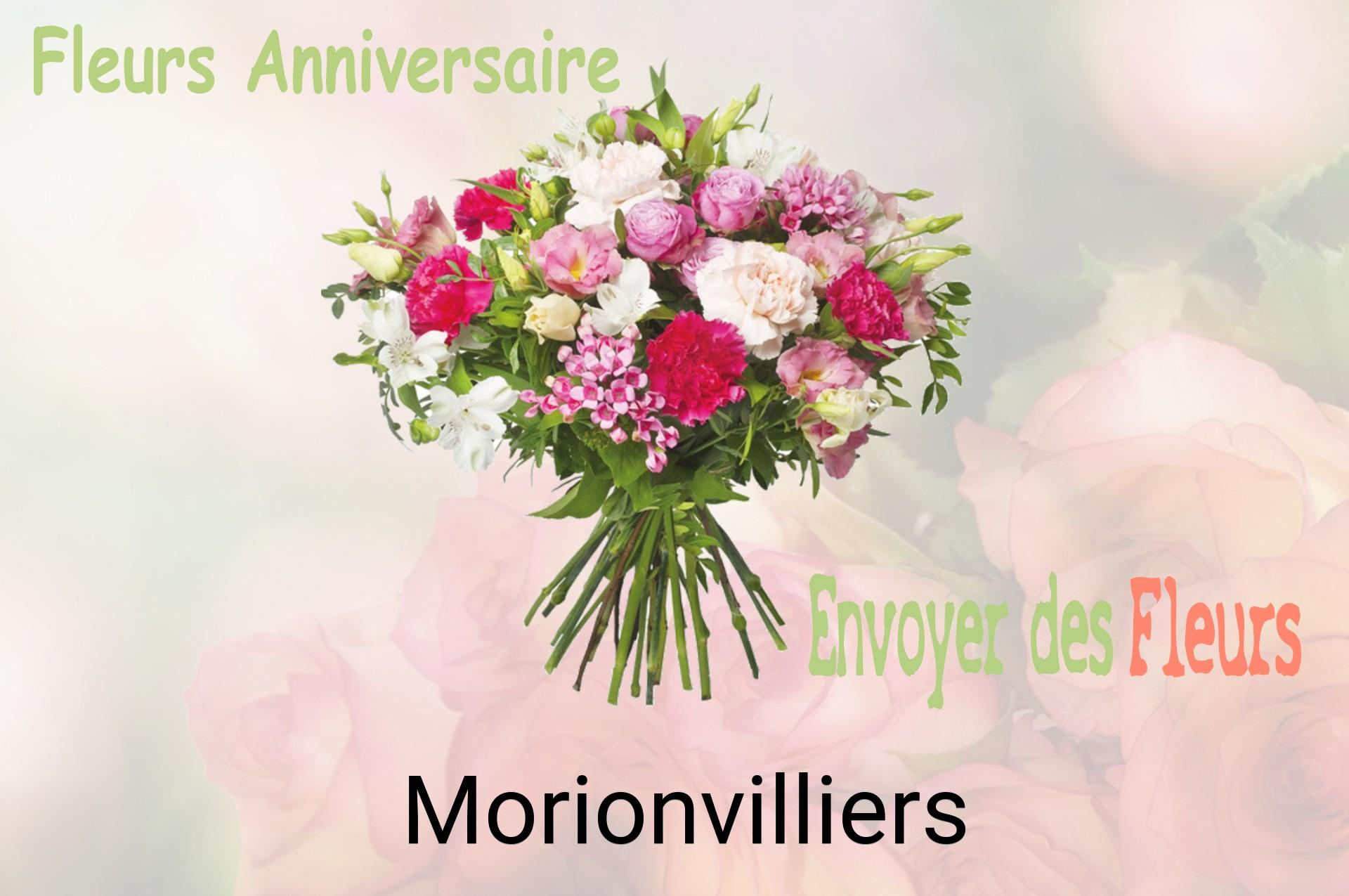 Bouquet de fleurs d’anniversaire livré à Morionvilliers