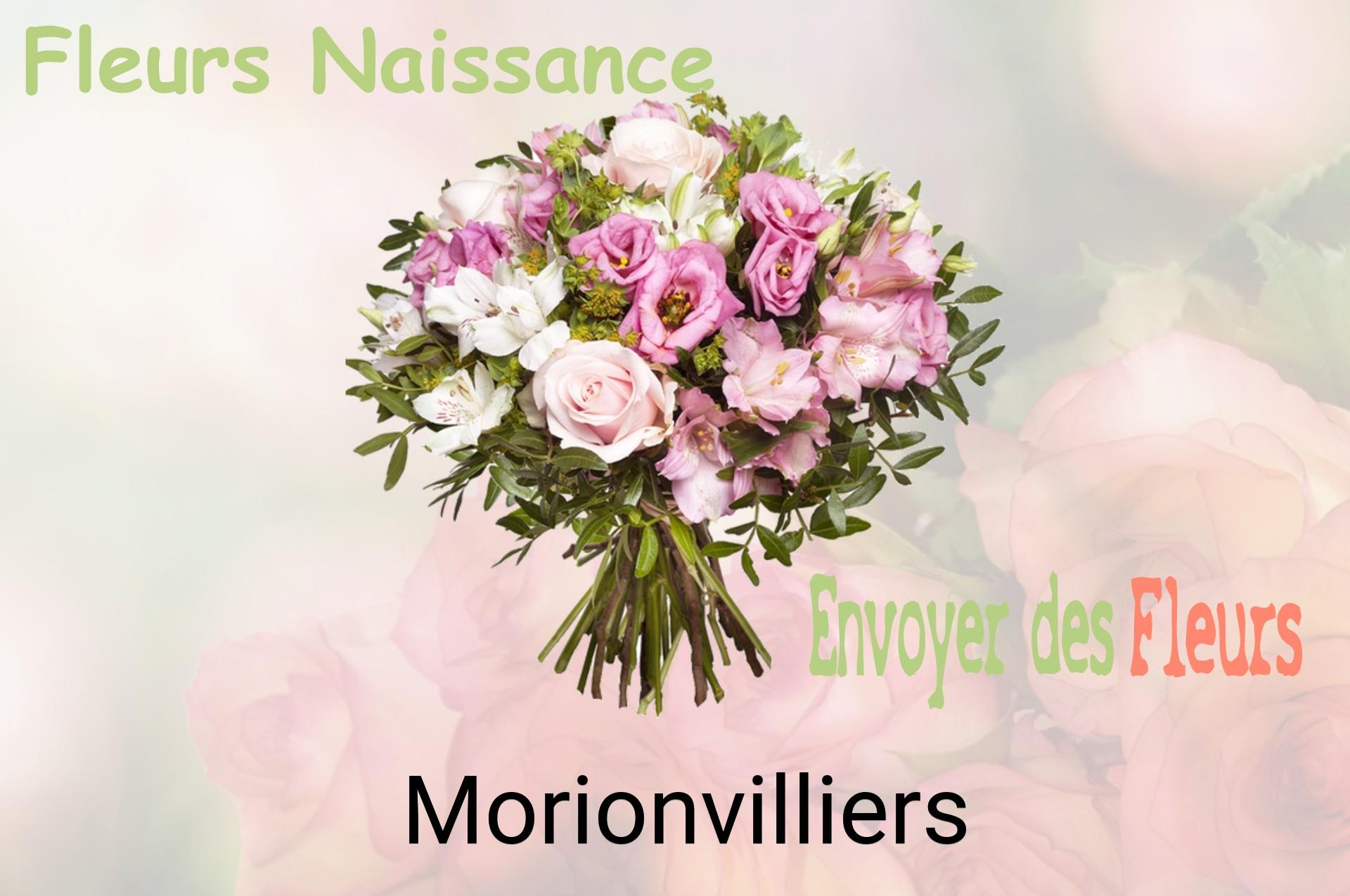 Bouquet de fleurs de naissance livré à Morionvilliers
